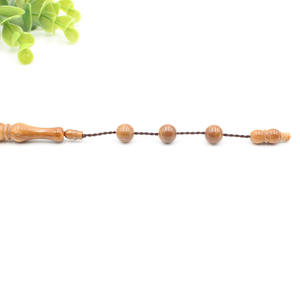 도매 예수 체인 팔찌 목걸이 나무 금 종교 구슬 묵주 가톨릭 묵주 팔찌 - Product Image 4