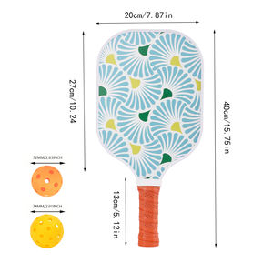 Meilleure vente de pagaie de pickleball légère pour adultes débutants de différentes couleurs avec un noyau en nid d'abeille en fibre de verre PP de 13 à 16mm d'épaisseur - Product Image 5