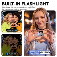 Mini caméra numérique portable 1080P rétro vintage avec 21 filtres, écran rotatif, lumière d'appoint et enregistreur vocal pour enfants
