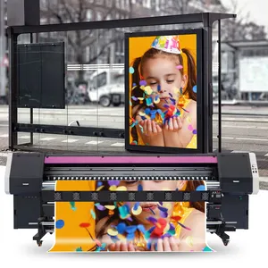 Stampante eco solvente Konica 512i testina di stampa per flex banner macchina da stampa in vinile con 4 pezzi konica 512i 30 pl testine di stampa