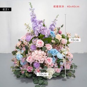 <span class=keywords><strong>Un</strong></span> Elegante <span class=keywords><strong>Arco</strong></span> di Fiori in Seta Trasforma i Fondali per Cerimonie Nuziali, Ricevimenti, Celebrazioni e Decorazioni per Proposte di Matrimonio - Product Image 2