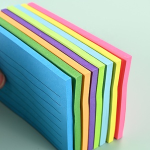 Bloc de notas de diseño personalizado para oficina, hogar, escuela, lista de tareas, notas adhesivas de color fluorescente - Product Image 5