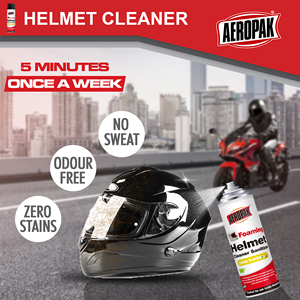 Aeropak 500ml Aerosol casco interno a secco per moto Spray igienizzante con ricco prodotto per la cura dell'<span class=keywords><strong>auto</strong></span> in schiuma - Product Image 3