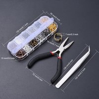 Nouveaux accessoires de bijoux à bricoler soi-même faits à la main corde en cuir ciré avec anneau fermé boucle de homard casquettes de perles costume fabrication d'outils
