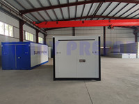 Conteneur préfabriqué soudé en acier Stockage libre Stockage Conteneur mobile pliable à assembler Hangar de stockage portable empilable