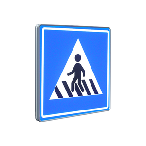 Thiết kế mới chất lượng cao tự phát sáng an toàn đường bộ signage LED hợp kim nhôm cho người đi bộ crosswalk dấu hiệu giao thông - Product Image 1