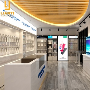 Thiết kế đơn giản điện thoại di động phụ kiện cửa hàng đồ nội thất MDF điện thoại di động cửa hàng truy cập - Product Image 3