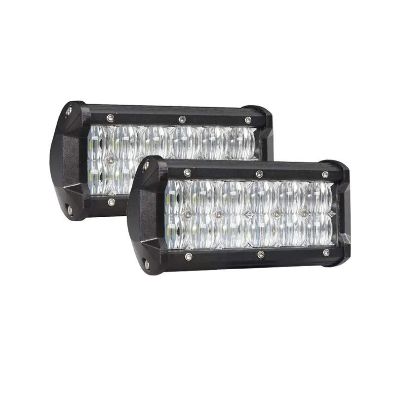 7インチ36ワットOff道路LED Light Bar 5DためSemi Truck - 3W C.ree LEDs - Strong Sliding Brackets - 4 × 4 Accessory 12 24 Volt Lights
