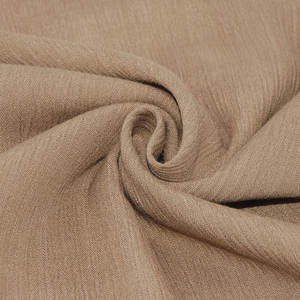 Fábrica chinesa Plain Textile mulheres vestido pano 40T Sólido Tingido 100% Twist Algodão Crepe Tecido - Product Image 1