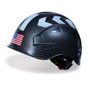 Casque de sécurité industriel WELTA ANSI Z89.1 TYPE I Classe C $CE EN 397 de haute qualité, motif fibre de carbone, pour l'extérieur - Product Image 2