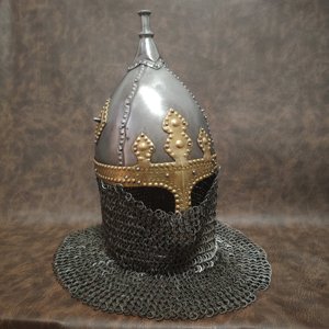 Kaiserlicher Helm des Großprinzen von Kiew / Warenjäger-Garde / Mittelalterlich / Stahl XL Maßgefertigt Osteuropa - Product Image 2