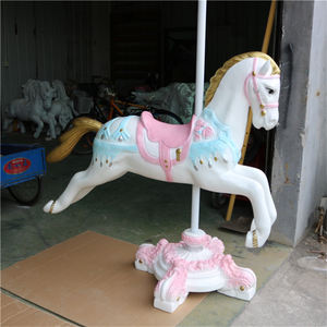 Parti dekorasyon atlıkarınca heykelcik ekran/ahşap atlı karınca atı/fiberglas atlı karınca atı prop dekor özelleştirilebilir - Product Image 5