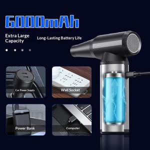 कार कंप्यूटर पोर्ट के लिए मिनी रिचार्जेबल क्लीनर कॉर्डलेस हैंडहेल्ड इलेक्ट्रॉनिक्स कैमरा लेंस समायोज्य एयरफ्लो औद्योगिक एयर डस्टर - Product Image 4