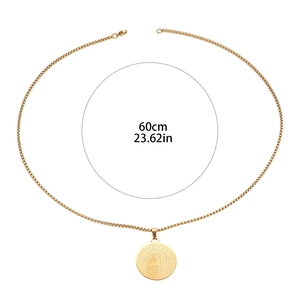 Collane di Moda in Acciaio Inossidabile PVD Impermeabile <span class=keywords><strong>con</strong></span> Incisione Standard Ayatul Kursi Islamica Araba Musulmana Allah per l'Eid - Product Image 6