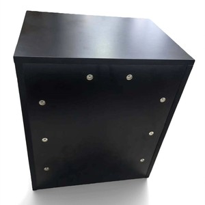 Comodino Moderno Nascosto in Legno con Cassetti Contenitore, <span class=keywords><strong>Mobiletto</strong></span> Organizer per Camera da Letto e Arredamento Casa - Product Image 4