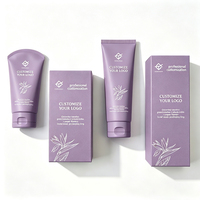 Tube en plastique PE vide personnalisé avec logo imprimé pour cosmétiques, crème pour le visage, lotion, emballage de soins de la peau, tube à presser avec boîte
