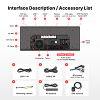 Radio para Auto Youducar de 12.3" con Reproductor de CD Android, Pantalla Táctil, Navegación, Unidad Principal para Subaru Legacy/Outback 2010-2014, Inalámbrico