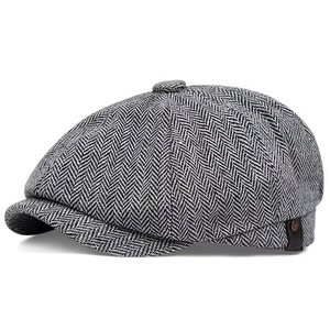 8 패널 Peaky 남성용 베레모 모자 뉴스 보이 아이비 모자 여러 색상 - Product Image 4
