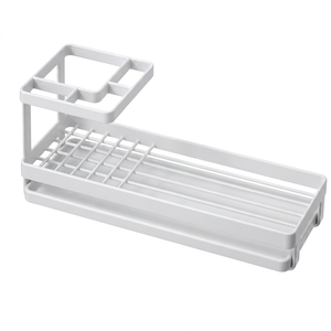Soporte para cepillo de dientes eléctrico estilo japonés, organizador de almacenamiento para baño con vaso para enjuague. - Product Image 1