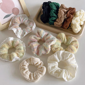 Nouvelle tendance cheveux corde chouchous coréen en mousseline de soie Organza anneau de cheveux coloré cheveux corde chouchous - Product Image 2