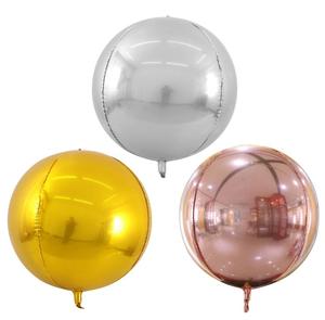 Decorazioni per palloncini <span class=keywords><strong>Orb</strong></span> palloncino rotondo in lamina di elio metallico palloncino globo sfera 4D - Product Image 5