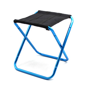เก้าอี้อลูมิเนียมอัลลอยด์กลางแจ้งพับได้พกพาได้สำหรับปิกนิกตั้งแคมป์เก้าอี้ตกปลาขนาดเล็กพกพาสะดวกเป็นมิตรต่อสิ่งแวดล้อม - Product Image 5