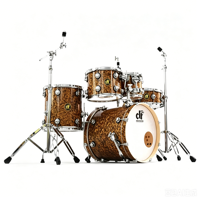 Hochwertiges PVC-Wrap-Drumkit Professionelles Percussion-Instrument für Band-Auftritte Heimpraxis Musikunterricht
