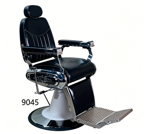 Fauteuil de <span class=keywords><strong>Barbier</strong></span> Édition <span class=keywords><strong>Prestige</strong></span> avec Surpiqûres Contrastées, Colonne Blanche, Hydraulique et Inclinable pour Salon - Product Image 6