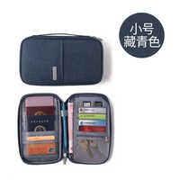 Portefeuille de voyage grande capacité avec logo personnalisé, porte-cartes, organiseur de documents, pochette multifonctionnelle, blocage RFID