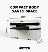 Printer DTG stasiun ganda mesin cetak Flatbed kain tinta DTG 4 kepala DTG mesin cetak langsung pada pakaian