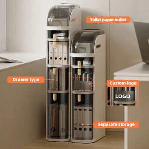 Nhà máy tốt nhất ngăn kéo kẹp lưu trữ tủ phòng tắm kẹp tủ phòng tắm siêu hẹp nhà bếp kẽ hở kệ - Product Image 3