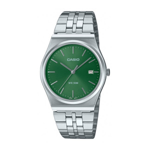 Orologio da polso analogico al quarzo Casio MTP-B145D-3AVEF con quadrante verde in acciaio inossidabile - Product Image 1