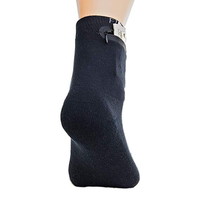 Chaussettes de sport en coton pour femmes, 100% coton, confortables, en coton, avec fermeture éclair, Premium, pour fête