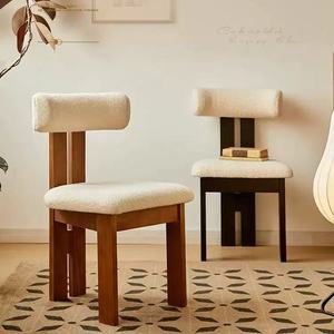 Silla de Comedor de Plástico Moderna y Minimalista al por Mayor para Uso en Hoteles y Hogares, Muebles de Dormitorio con Respaldo - Product Image 3