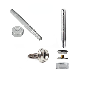 15mm Brass <strong>Round</strong> Shank Snap Buttons 20 Sets PP Bagged Lead Free Made in China Baby <strong>Crib</strong> Fixed Tent Fasteners Supporting Tools - Product Image 5