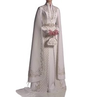 Nouvelle Robe Abaya Européenne Élégante à Taille Cintrée, Longueur Ras du Sol, Luxe Léger, Ornée de Strass, Modeste, Islamique, Vente en Gros – Collection Été 2026