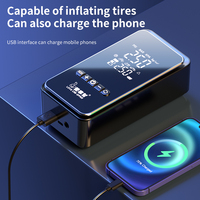 Multi Function Electric air Compressor Car Tyre Inflators Digital Acdc Tire Inflator / DC 12V AC 110V Portable Tire air Pump