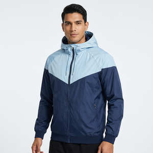 Veste coupe-vent en toile très vendue, col montant coupe-vent, 100% coton, streetwear, course à pied, respirante, vêtements de mode - Product Image 1