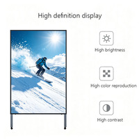 Layar LED Tahan Air IP65 P1.86 Indoor/Outdoor, Dapat Dipindahkan, Full Color, Tipe Lantai untuk Periklanan
