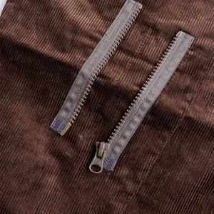 Nouvel Arrivage – Pantalon Décontracté en Velours Côtelé pour Homme, Taille Haute, Couleurs Contrastées, Logo Personnalisé - Product Image 6