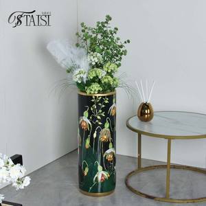S084 vasi da soggiorno in ceramica alta porta fiori porta grande <span class=keywords><strong>portaombrelli</strong></span> decorativi per ingresso - Product Image 3