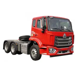 Sinotruk HOWO N7 400hp 3 eixos 10 rodas Euro 2 reboque usado 6X4 caminhão trator com alto potencial de exportação