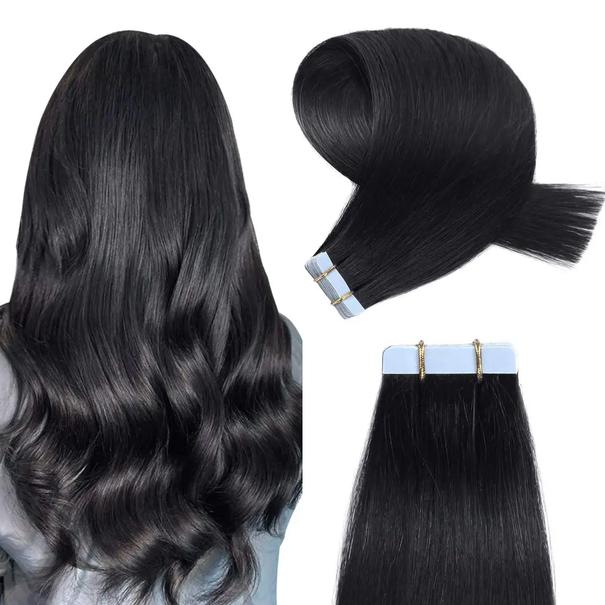 Wholesale Brazilian 100% Virgin Remy Hair Extension , Double Drawn I Tip U Tip Clip In Tape In Human Hair Extension