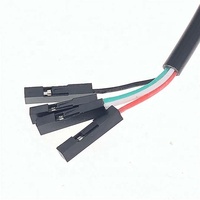 Câble USB vers UART TTL 1M CP2102 Module 4 broches 4P Adaptateur série Câble de téléchargement Module pour Win10 pour Raspberry Pi