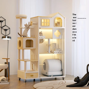 Venta Directa de Fábrica Disponible, Villa para Gatos de Lujo, Minimalista, Duradera y Práctica, con <span class=keywords><strong>Arenero</strong></span> Automático - Product Image 5