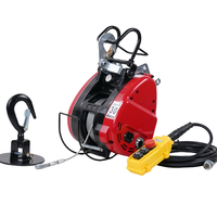 Nouvelle treuil électrique rapide à câble en aluminium 110V, capacité 300kg/500kg, mini-grue de levage pour hôtels