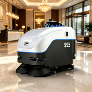 Wet Dry Mopping <b>Scrubbing</b> Vacuuming LDS Slam Vslam Technology for Commercial Industrial Space Ground Cleaning Robot - Product Image 1