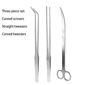 Bồn tắm bằng thép không gỉ nhà máy thủy sản cắt tỉa công cụ hồ cá cảnh quan kéo bộ - Product Image 3