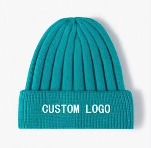 Bonnets en tricot à revers court personnalisés avec logo promotionnel, style Trawler Docker - Product Image 1