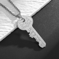 Colliers pendentifs créatifs personnalisés pour hommes et femmes, chaîne vintage en acier inoxydable, bijoux